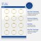 Avery® Printable Round Labels, 2" Diameter, Glossy White, Sure Feed® Technology, Pre-printed Gold Graduation Cap Design Great for Grad Parties, Laser & Inkjet Compatible, 120 Total